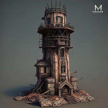 3D model Metro LaLight   Tower Pack game (STL)